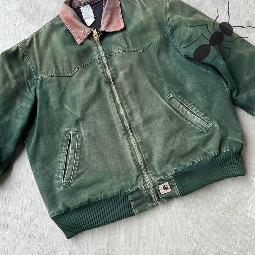 Carhartt J14 SPC green santa fe work wear jacket - Picture 2 of 15